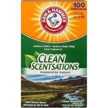Замовити Clean Scentsations Fabric Softener Sheets Clean Mountain 100 S...